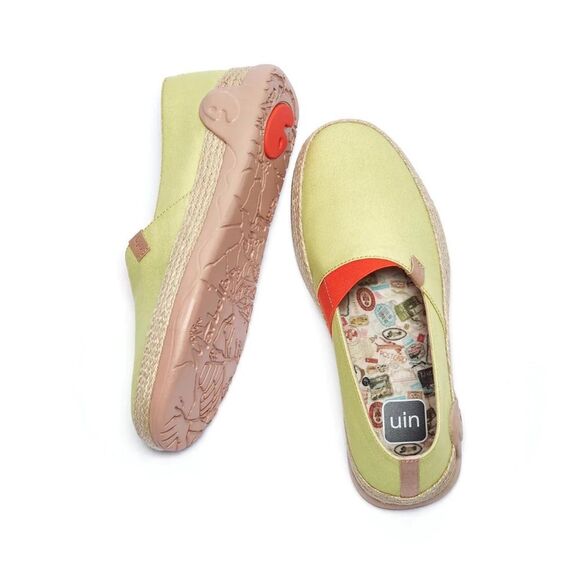 UIN Women's Espadrilles Walking Casual Shoes (Marbella Pale Green 133)No Box - Picture 3 of 12